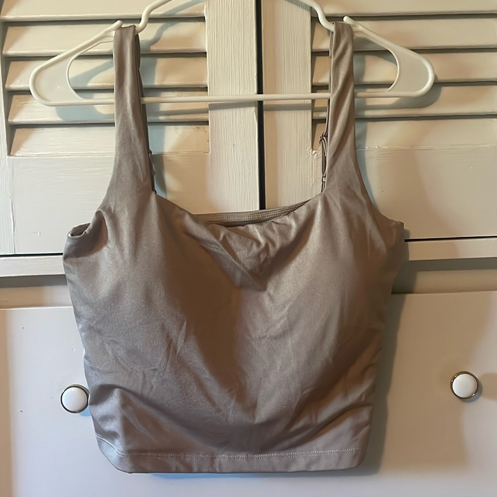 Klassy Network Champagne Lux Square Neck Tank Brami (Crop)